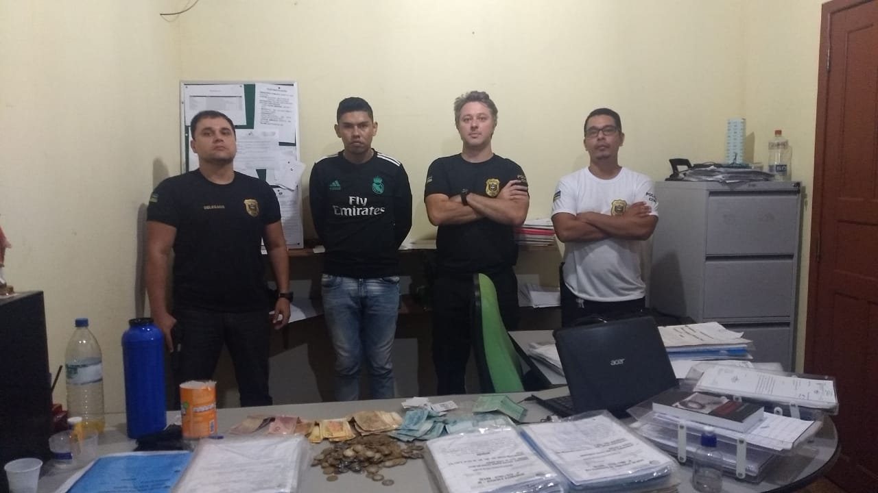 POLÍCIA CIVIL PRENDE COLOMBIANOS POR AGIOTAGEM EM CALÇOENE
